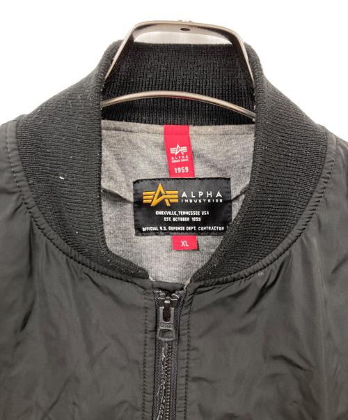 ALPHA（アルファ）ALPHA (アルファ) ブルゾン ブラック サイズ:XLの古着・服飾アイテム