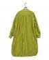 Adam et Rope (アダム エ ロペ) インドコットンシャツワンピース 黄緑 サイズ:Free：6000円