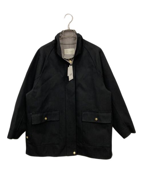 nano・universe（ナノ・ユニバース）nano・universe (ナノ・ユニバース) リバーチェックコンビコート ブラック サイズ:F 未使用品の古着・服飾アイテム