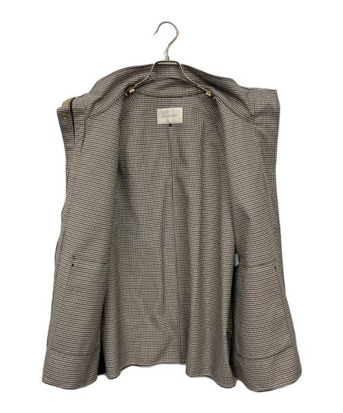 nano・universe（ナノ・ユニバース）nano・universe (ナノ・ユニバース) リバーチェックコンビコート ブラック サイズ:F 未使用品の古着・服飾アイテム