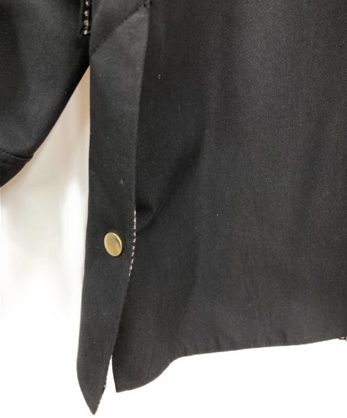 nano・universe（ナノ・ユニバース）nano・universe (ナノ・ユニバース) リバーチェックコンビコート ブラック サイズ:F 未使用品の古着・服飾アイテム