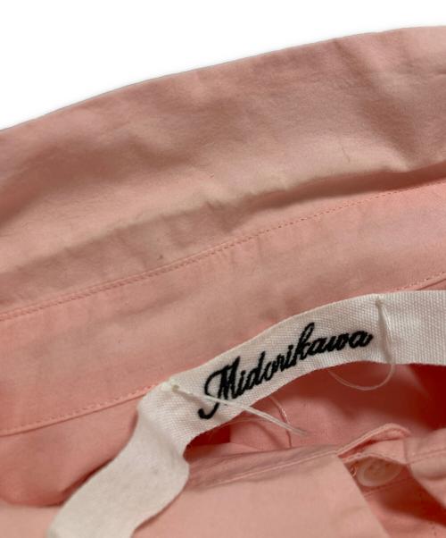 Midorikawa（ミドリカワ）Midorikawa (ミドリカワ) WAIST ZIP SHIRTS ピンク サイズ:FREEの古着・服飾アイテム