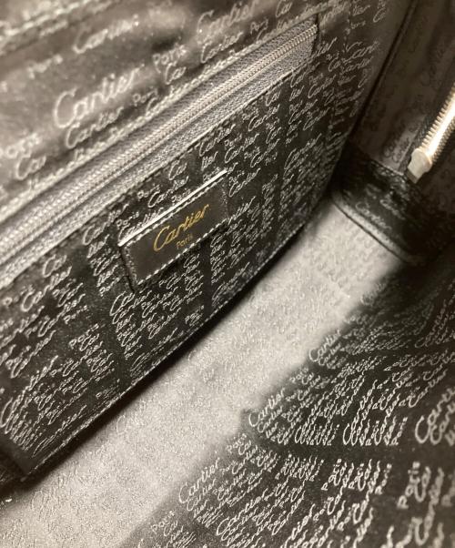 Cartier（カルティエ）Cartier (カルティエ) パシャライン クラッチバッグ ブラックの古着・服飾アイテム