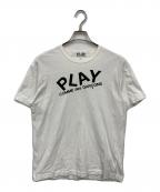 PLAY COMME des GARCONSプレイコムデギャルソン）の古着「Tシャツ」｜ホワイト