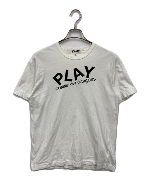 PLAY COMME des GARCONS（プレイコムデギャルソン）PLAY COMME des GARCONS (プレイコムデギャルソン) Tシャツ ホワイト サイズ:Lの古着・服飾アイテム