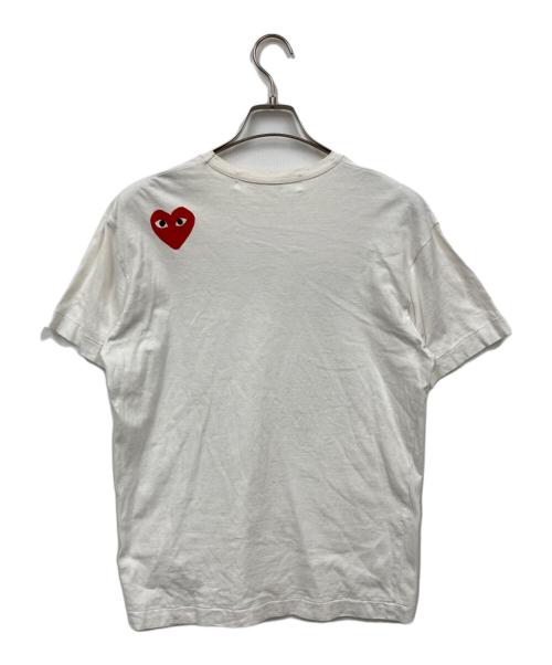 PLAY COMME des GARCONS（プレイコムデギャルソン）PLAY COMME des GARCONS (プレイコムデギャルソン) Tシャツ ホワイト サイズ:Lの古着・服飾アイテム