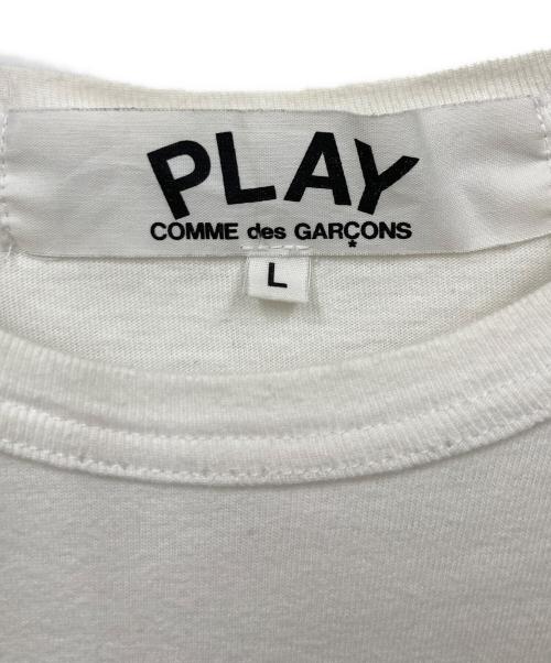 PLAY COMME des GARCONS（プレイコムデギャルソン）PLAY COMME des GARCONS (プレイコムデギャルソン) Tシャツ ホワイト サイズ:Lの古着・服飾アイテム