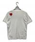 PLAY COMME des GARCONS (プレイコムデギャルソン) Tシャツ ホワイト サイズ:L：5000円