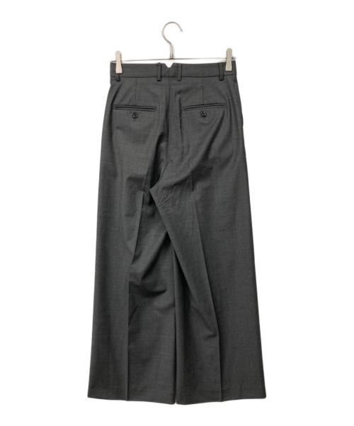 Drawing Numbers（ドローイングナンバーズ）Drawing Numbers (ドローイングナンバーズ) センタープレスワイドパンツ グレー サイズ:36の古着・服飾アイテム