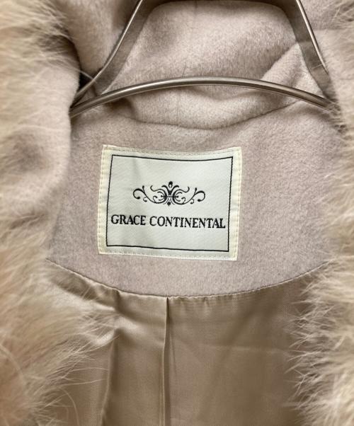GRACE CONTINENTAL（（グレースコンチネンタル）GRACE CONTINENTAL (（グレースコンチネンタル) コート ベージュ サイズ:36の古着・服飾アイテム