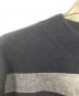 中古・古着 MM6 Maison Margiela (エムエムシックスメゾンマルジェラ) ボーダーニット ネイビー サイズ:XS：13000円