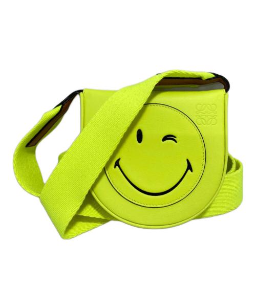 LOEWE（ロエベ）LOEWE (ロエベ) スマイリーフェイス ショルダーバッグ イエローの古着・服飾アイテム