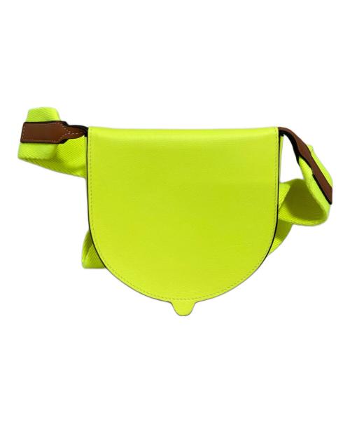 LOEWE（ロエベ）LOEWE (ロエベ) スマイリーフェイス ショルダーバッグ イエローの古着・服飾アイテム