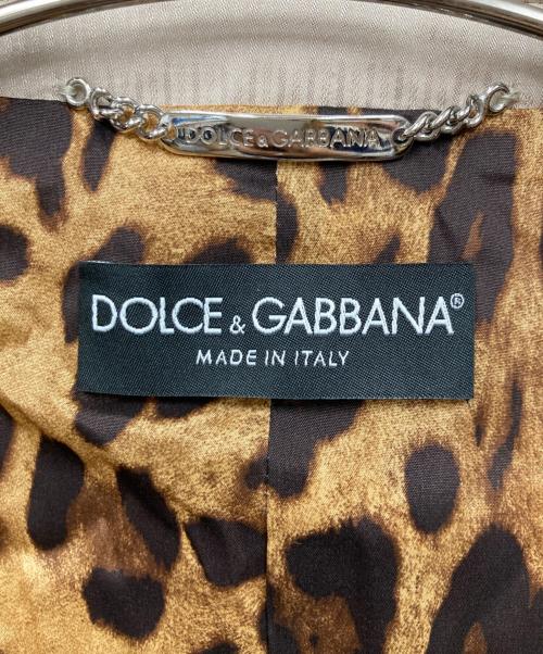DOLCE & GABBANA（ドルチェ＆ガッバーナ）DOLCE & GABBANA (ドルチェ＆ガッバーナ) スーツ ベージュ サイズ:40の古着・服飾アイテム