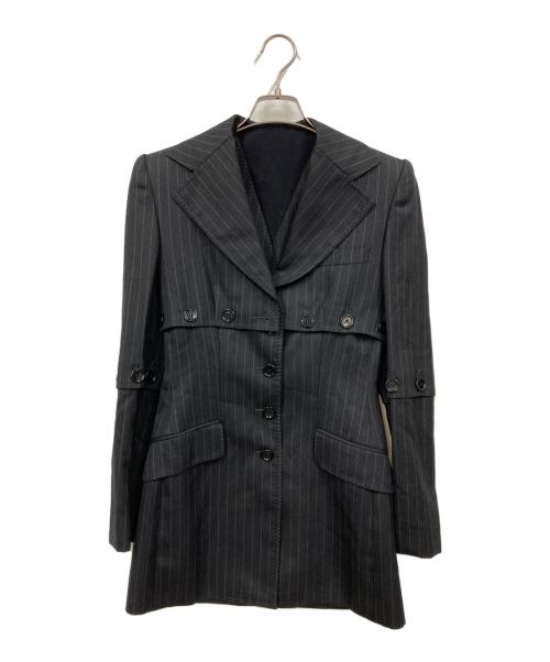 DOLCE & GABBANA（ドルチェ＆ガッバーナ）DOLCE & GABBANA (ドルチェ＆ガッバーナ) 2ピースジャケット ブラック サイズ:40の古着・服飾アイテム
