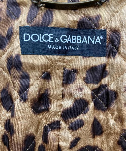 DOLCE & GABBANA（ドルチェ＆ガッバーナ）DOLCE & GABBANA (ドルチェ＆ガッバーナ) ジャケット ブラウン サイズ:38の古着・服飾アイテム
