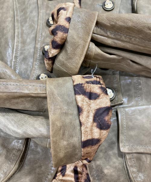 DOLCE & GABBANA（ドルチェ＆ガッバーナ）DOLCE & GABBANA (ドルチェ＆ガッバーナ) ジャケット ブラウン サイズ:38の古着・服飾アイテム