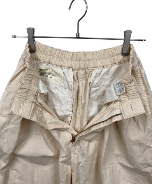 HARVESTY（ハーベスティー）HARVESTY (ハーベスティー) 別注 クロップドサーカスパンツ ベージュ サイズ:2の古着・服飾アイテム