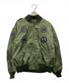 Needlesニードルズ）の古着「L2-B Jacket Papillon Jacquard Sateen」｜オリーブ