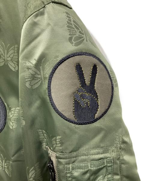 Needles（ニードルズ）Needles (ニードルズ) L2-B Jacket Papillon Jacquard Sateen オリーブ サイズ:M 未使用品の古着・服飾アイテム