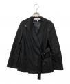 ）の古着「Belt Wrapping Jacket」｜ブラック