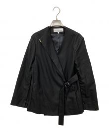 MIKAGE SHIN（ミカゲ シン）の古着「Belt Wrapping Jacket」｜ブラック