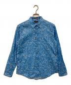 PAUL SMITHポールスミス）の古着「総柄シャツ」｜スカイブルー