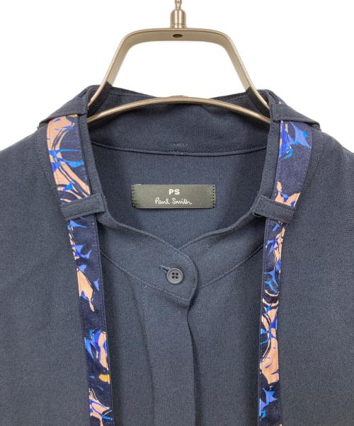 PAUL SMITH（ポールスミス）PAUL SMITH (ポールスミス) ボウタイシャツ ネイビー サイズ:44Lの古着・服飾アイテム
