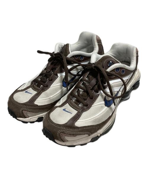 NIKE（ナイキ）NIKE (ナイキ) NIKE SHOX RIDE 2 BAROQUE BROWN/DIFFUSED BLUE-PHANTOM ブラウン×ホワイト サイズ:26の古着・服飾アイテム
