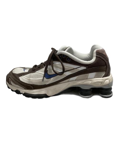 NIKE（ナイキ）NIKE (ナイキ) NIKE SHOX RIDE 2 BAROQUE BROWN/DIFFUSED BLUE-PHANTOM ブラウン×ホワイト サイズ:26の古着・服飾アイテム