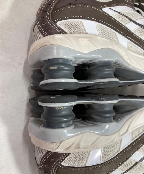 NIKE（ナイキ）NIKE (ナイキ) NIKE SHOX RIDE 2 BAROQUE BROWN/DIFFUSED BLUE-PHANTOM ブラウン×ホワイト サイズ:26の古着・服飾アイテム