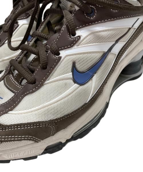 NIKE（ナイキ）NIKE (ナイキ) NIKE SHOX RIDE 2 BAROQUE BROWN/DIFFUSED BLUE-PHANTOM ブラウン×ホワイト サイズ:26の古着・服飾アイテム