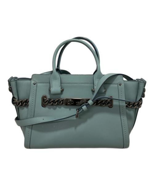COACH（コーチ）COACH (コーチ) 2WAYショルダーバッグ スカイブルーの古着・服飾アイテム