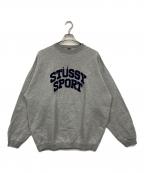 stussyステューシー）の古着「スウェット」｜グレー