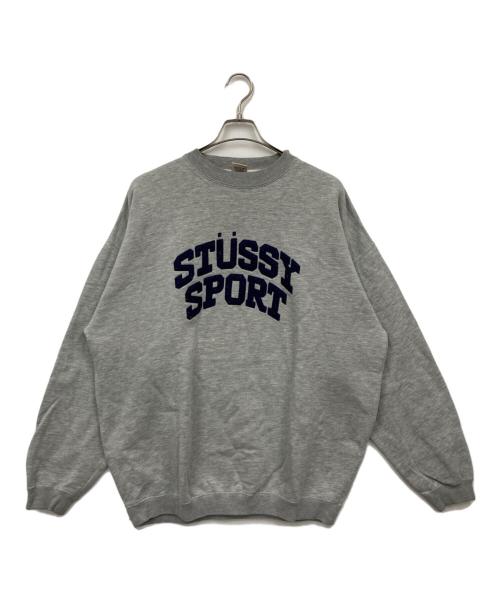 stussy（ステューシー）stussy (ステューシー) スウェット グレー サイズ:XLの古着・服飾アイテム