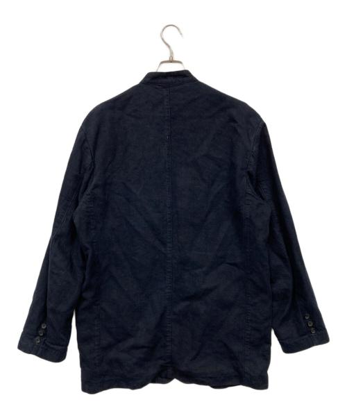 PAPAS（パパス）PAPAS (パパス) リネンジャケット ネイビー サイズ:Mの古着・服飾アイテム