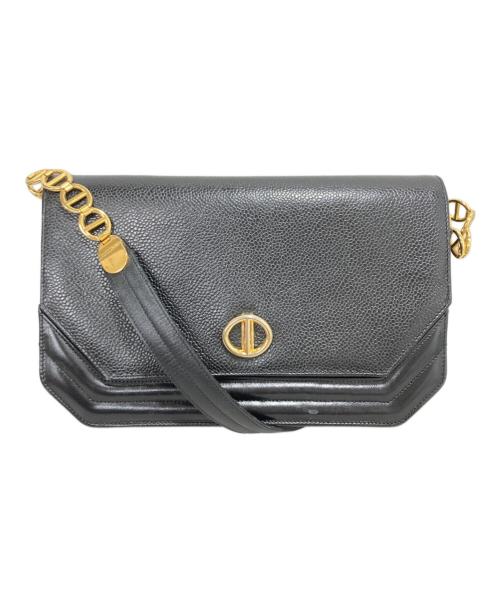 Christian Dior（クリスチャン ディオール）Christian Dior (クリスチャン ディオール) ショルダーバッグ ブラックの古着・服飾アイテム