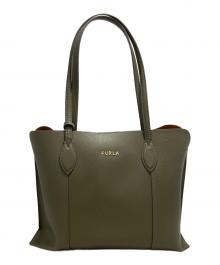 FURLA（フルラ）の古着「ハンドバッグ」｜オリーブ