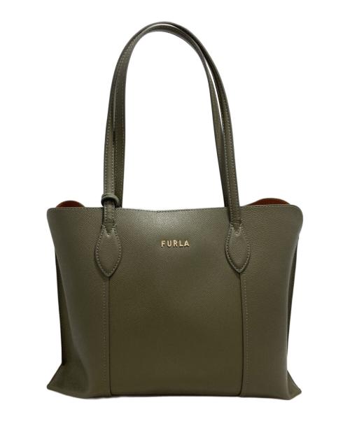 FURLA（フルラ）FURLA (フルラ) ハンドバッグ オリーブの古着・服飾アイテム