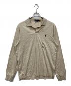 POLO RALPH LAURENポロ・ラルフローレン）の古着「ポロシャツ」｜ベージュ