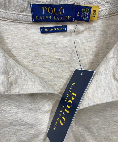 POLO RALPH LAUREN（ポロ・ラルフローレン）POLO RALPH LAUREN (ポロ・ラルフローレン) ポロシャツ ベージュ サイズ:L 未使用品の古着・服飾アイテム