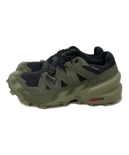 SALOMON（サロモン）SALOMON (サロモン) SPEEDCROSS 6 GORE-TEX グリーン サイズ:27.5の古着・服飾アイテム