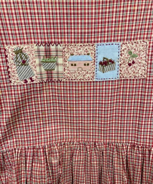 Cotton House Aya（コットンハウス アヤ）Cotton House Aya (コットンハウス アヤ) エプロンレイヤードワンピース インディゴ サイズ:表記無しの古着・服飾アイテム