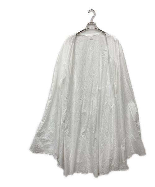 MIDIUMISOLID（ミディウミソリッド）MIDIUMISOLID (ミディウミソリッド) シャツワンピース ホワイト サイズ:記載なしの古着・服飾アイテム