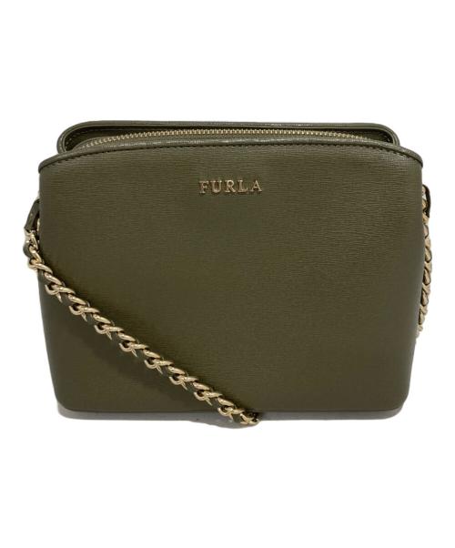 FURLA（フルラ）FURLA (フルラ) ショルダーバッグ カーキの古着・服飾アイテム