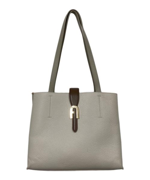 FURLA（フルラ）FURLA (フルラ) ソフィア トートバッグ グレーの古着・服飾アイテム