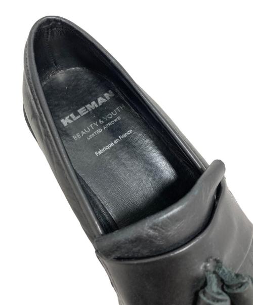 KLEMAN（クレマン）KLEMAN (クレマン) BEAUTY&YOUTH (ビューティーアンドユース) タッセルローファー ブラック サイズ:39の古着・服飾アイテム