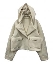 Adam et Rope（アダム エ ロペ）の古着「フードジャケットブルゾン」｜アイボリー