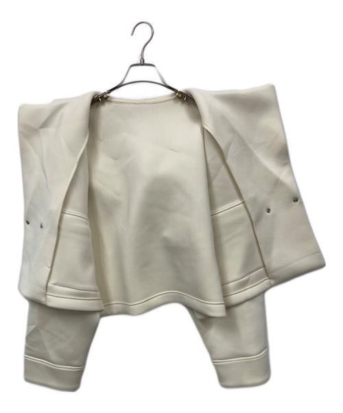 Adam et Rope（アダム エ ロペ）Adam et Rope (アダム エ ロペ) フードジャケットブルゾン アイボリー サイズ:Freeの古着・服飾アイテム