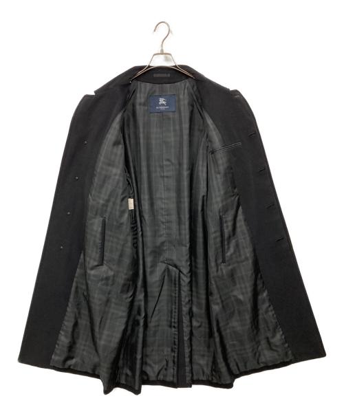 BURBERRY LONDON（バーバリーロンドン）BURBERRY LONDON (バーバリーロンドン) カシミヤ混ステンカラーコート ネイビー サイズ:表記なしの古着・服飾アイテム